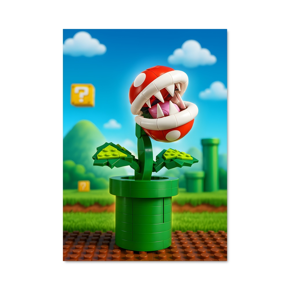 Poster Champignon Magique – affiche Mario
